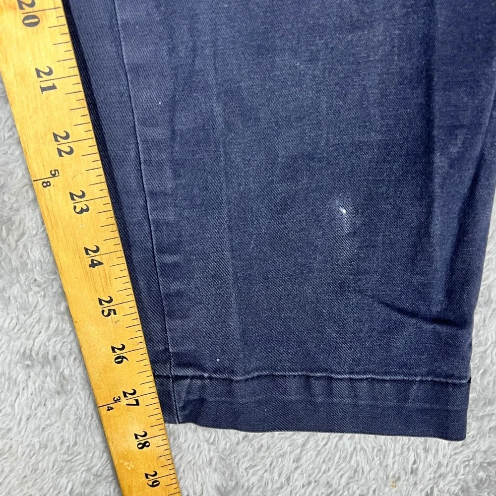 Banana Republic Aiden Chino Mens 31x30 Navy Blue Slim Fit Cotton Twill Pants